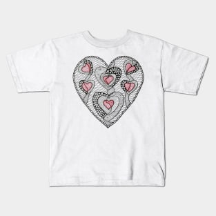 Hearts in hearts Kids T-Shirt